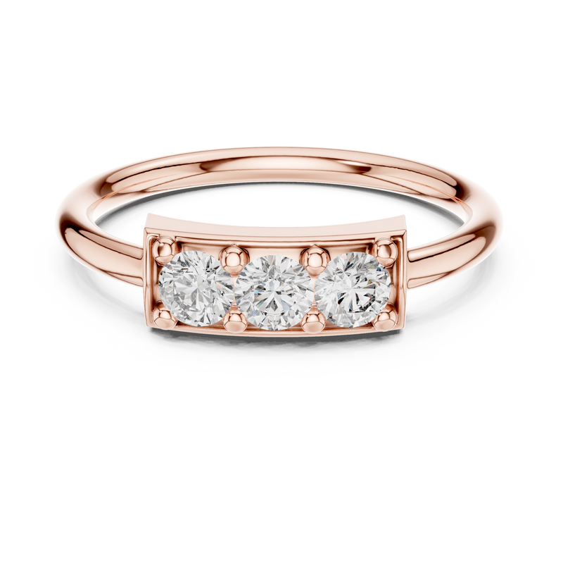 Ladies Ring 16@7 - Rose Gold - Image