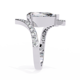 14k IGI certified round ring with E-F color VVS-VS clarity diamonds 153