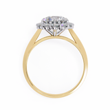 14k IGI certified round ring with E-F color VVS-VS clarity diamonds 156