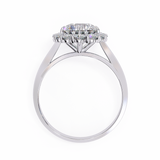 14k IGI certified round ring with E-F color VVS-VS clarity diamonds 156