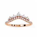 14k round wedding band with E-F color VVS-VS clarity diamonds 157