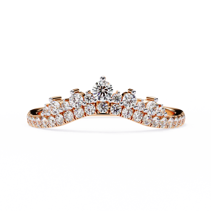 14k round wedding band with E-F color VVS-VS clarity diamonds 157