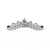 14k round wedding band with E-F color VVS-VS clarity diamonds 157