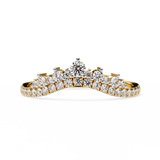 14k IGI certified round wedding band with E-F color VVS-VS clarity diamonds 157