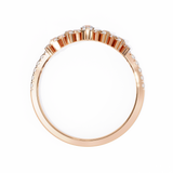 14k IGI certified round wedding band with E-F color VVS-VS clarity diamonds 157