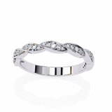 14k round wedding band with E-F color VVS-VS clarity diamonds 159