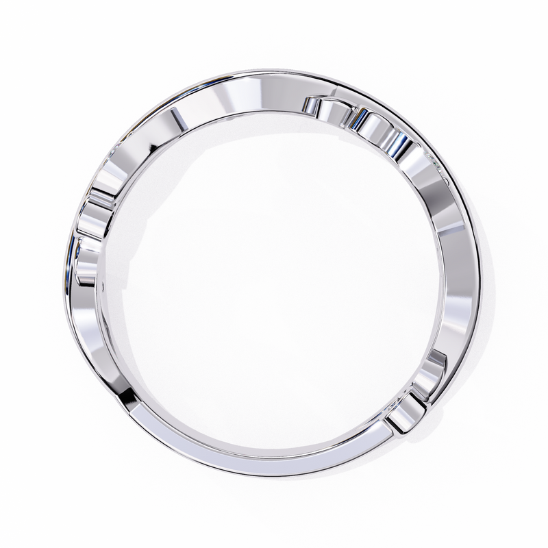 14k round wedding band with E-F color VVS-VS clarity diamonds 160