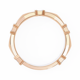 14k IGI certified round wedding band with E-F color VVS-VS clarity diamonds 161