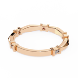 14k IGI certified round wedding band with E-F color VVS-VS clarity diamonds 161
