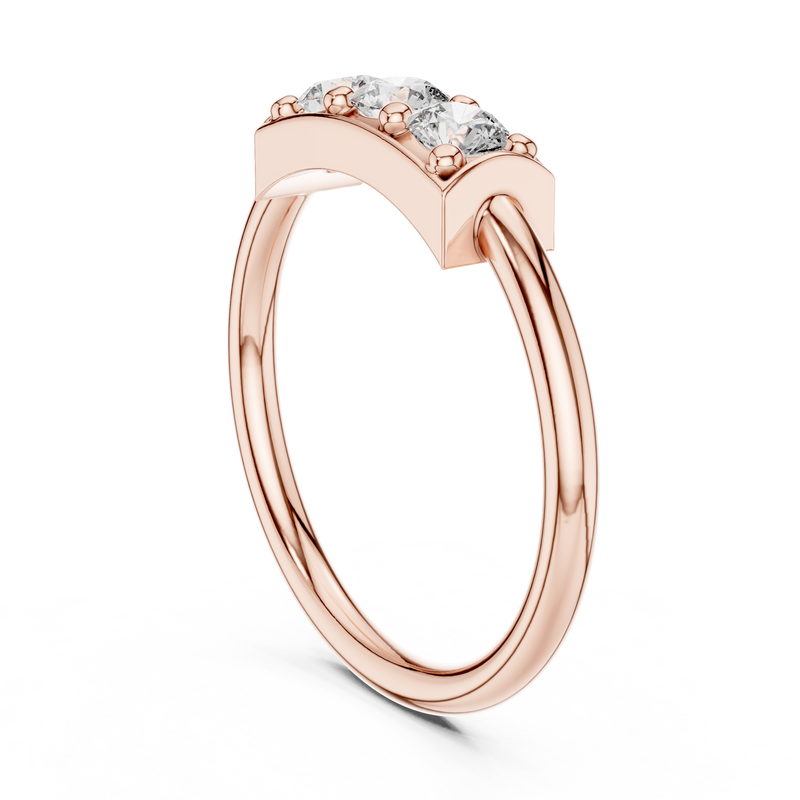 Ladies Ring 16@7 - Rose Gold - Image