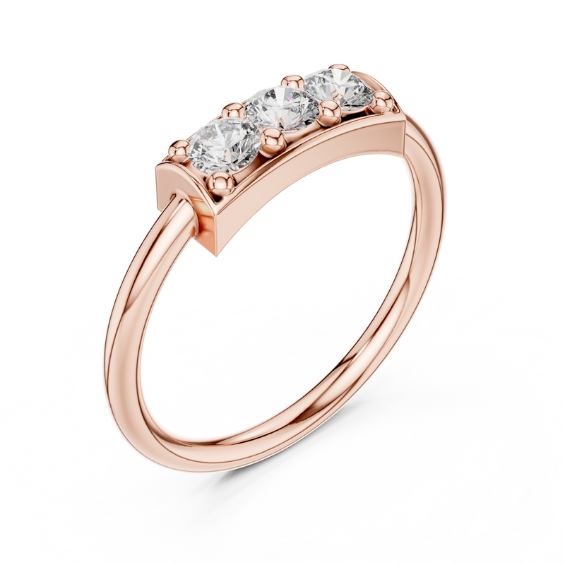 Ladies Ring 16@7 - Rose Gold - Image