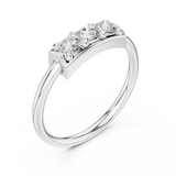 Ladies Ring 16@7 - White Gold - Image