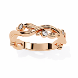 14k round wedding band with E-F color VVS-VS clarity diamonds 162