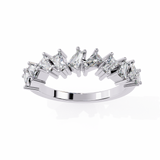 14k baguette wedding band with E-F color VVS-VS clarity diamonds 164
