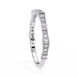 14k IGI certified round wedding band with E-F color VVS-VS clarity diamonds 165