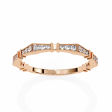 14k IGI certified round wedding band with E-F color VVS-VS clarity diamonds 165
