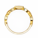 14k round wedding band with E-F color VVS-VS clarity diamonds 166