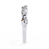 14k round wedding band with E-F color VVS-VS clarity diamonds 169