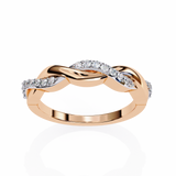 14k round wedding band with E-F color VVS-VS clarity diamonds 169