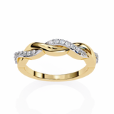 14k round wedding band with E-F color VVS-VS clarity diamonds 169