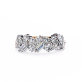 14k baguette wedding band with E-F color VVS-VS clarity diamonds 171