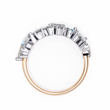 14k IGI certified baguette wedding band with E-F color VVS-VS clarity diamonds 171