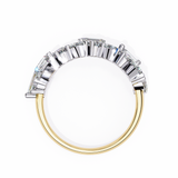 14k IGI certified baguette wedding band with E-F color VVS-VS clarity diamonds 171