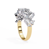 14k IGI certified baguette wedding band with E-F color VVS-VS clarity diamonds 171