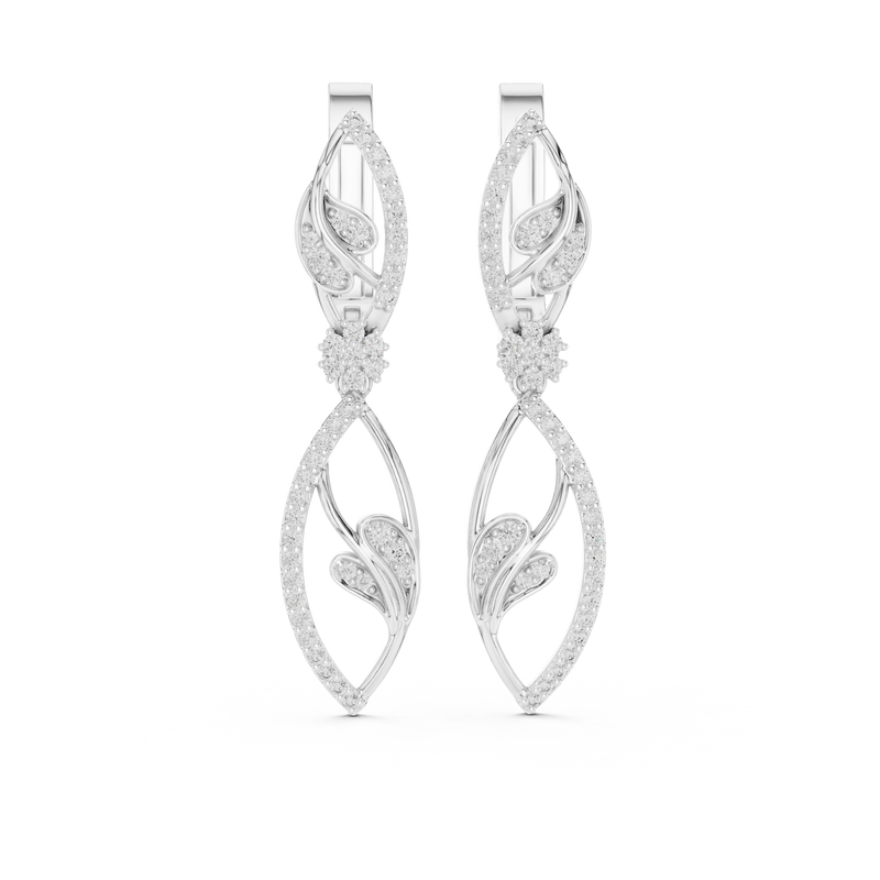 Earring 17@7 - White Gold - Image