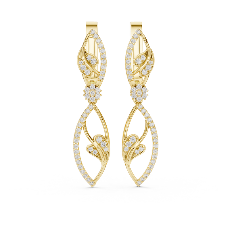Earring 17@7 - Yellow Gold - Image