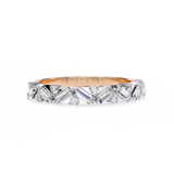14k IGI certified baguette wedding band with E-F color VVS-VS clarity diamonds 172
