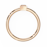 14k baguette wedding band with E-F color VVS-VS clarity diamonds 175