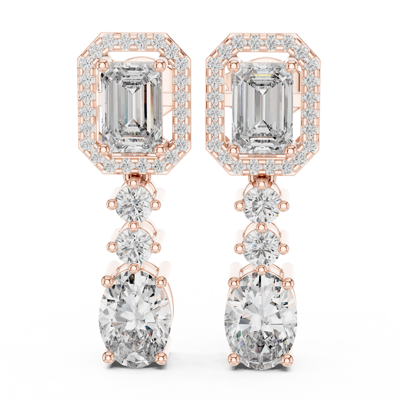 Earring 183@7 - Rose Gold - Image