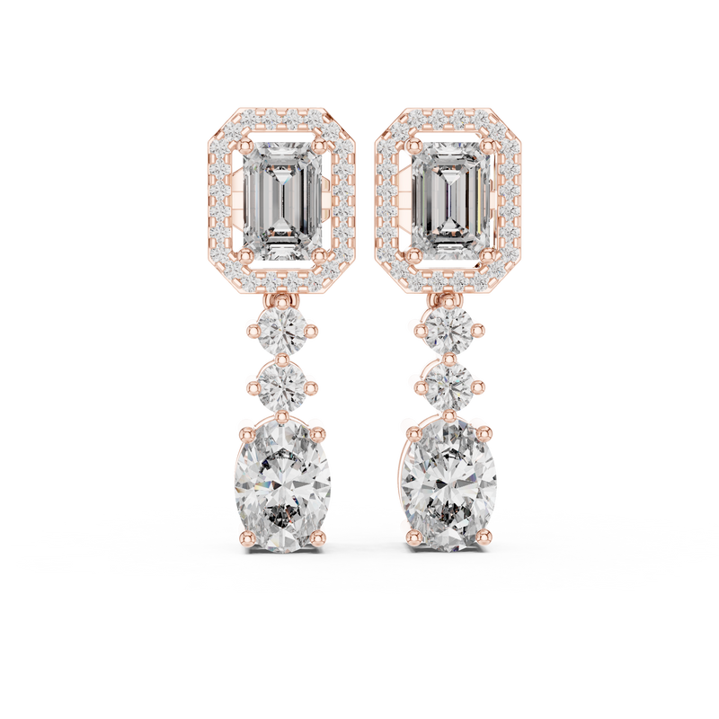 Earring 183@7 - Rose Gold - Image