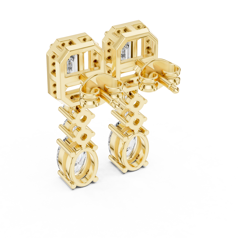 Earring 183@7 - Yellow Gold - Image