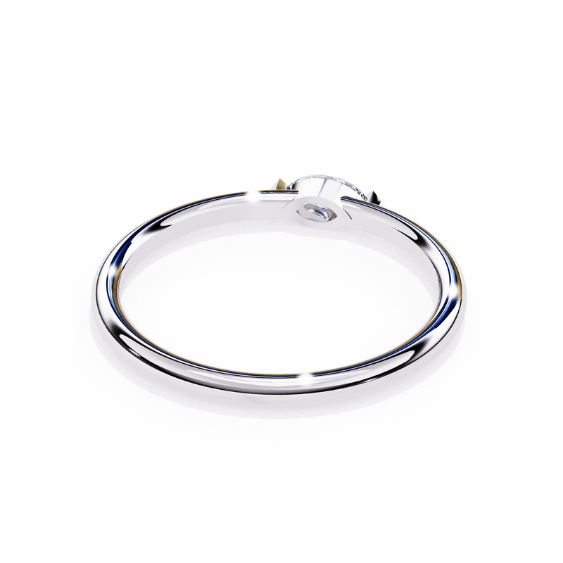 14k IGI certified marquise wedding band with E-F color VVS-VS clarity diamonds 176