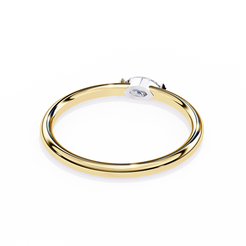 14k IGI certified marquise wedding band with E-F color VVS-VS clarity diamonds 176