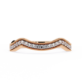 14k round wedding band with E-F color VVS-VS clarity diamonds 177