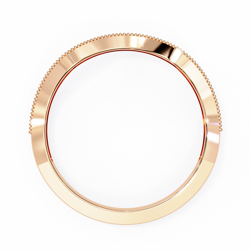 14k round wedding band with E-F color VVS-VS clarity diamonds 177