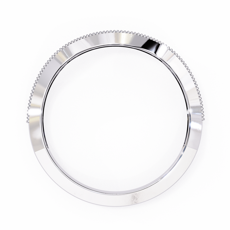 14k round wedding band with E-F color VVS-VS clarity diamonds 177