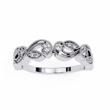 14k round wedding band with E-F color VVS-VS clarity diamonds 178