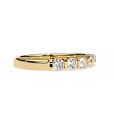 14k round wedding band with E-F color VVS-VS clarity diamonds 179