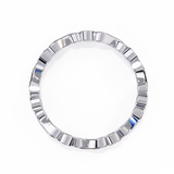 14k round wedding band with E-F color VVS-VS clarity diamonds 180