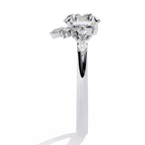 14k IGI certified round ring with E-F color VVS-VS clarity diamonds 181
