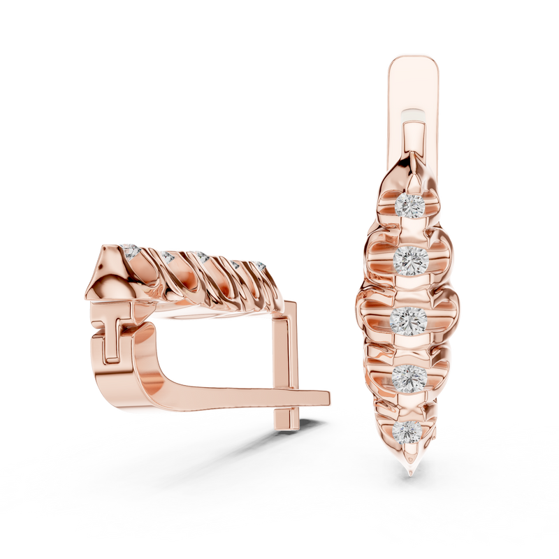 Earring 18@7 - Rose Gold - Image