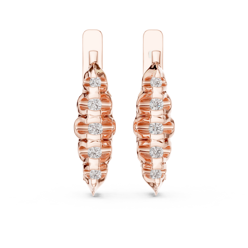 Earring 18@7 - Rose Gold - Image