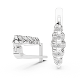 Earring 18@7 - White Gold - Image
