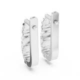 Earring 18@7 - White Gold - Image