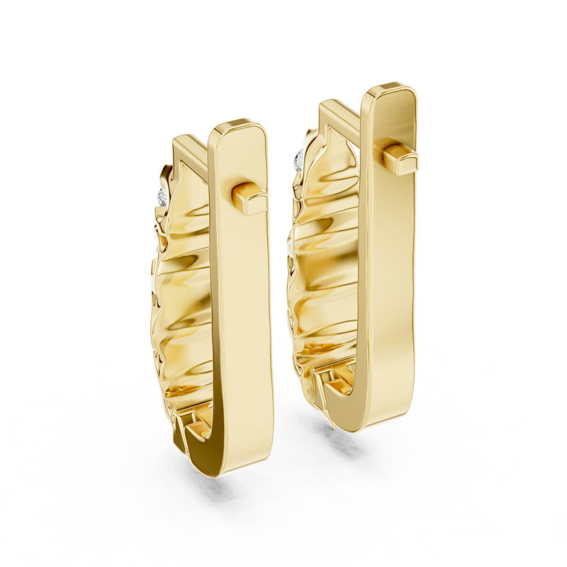 Earring 18@7 - Yellow Gold - Image