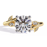 14k IGI certified round ring with E-F color VVS-VS clarity diamonds 187